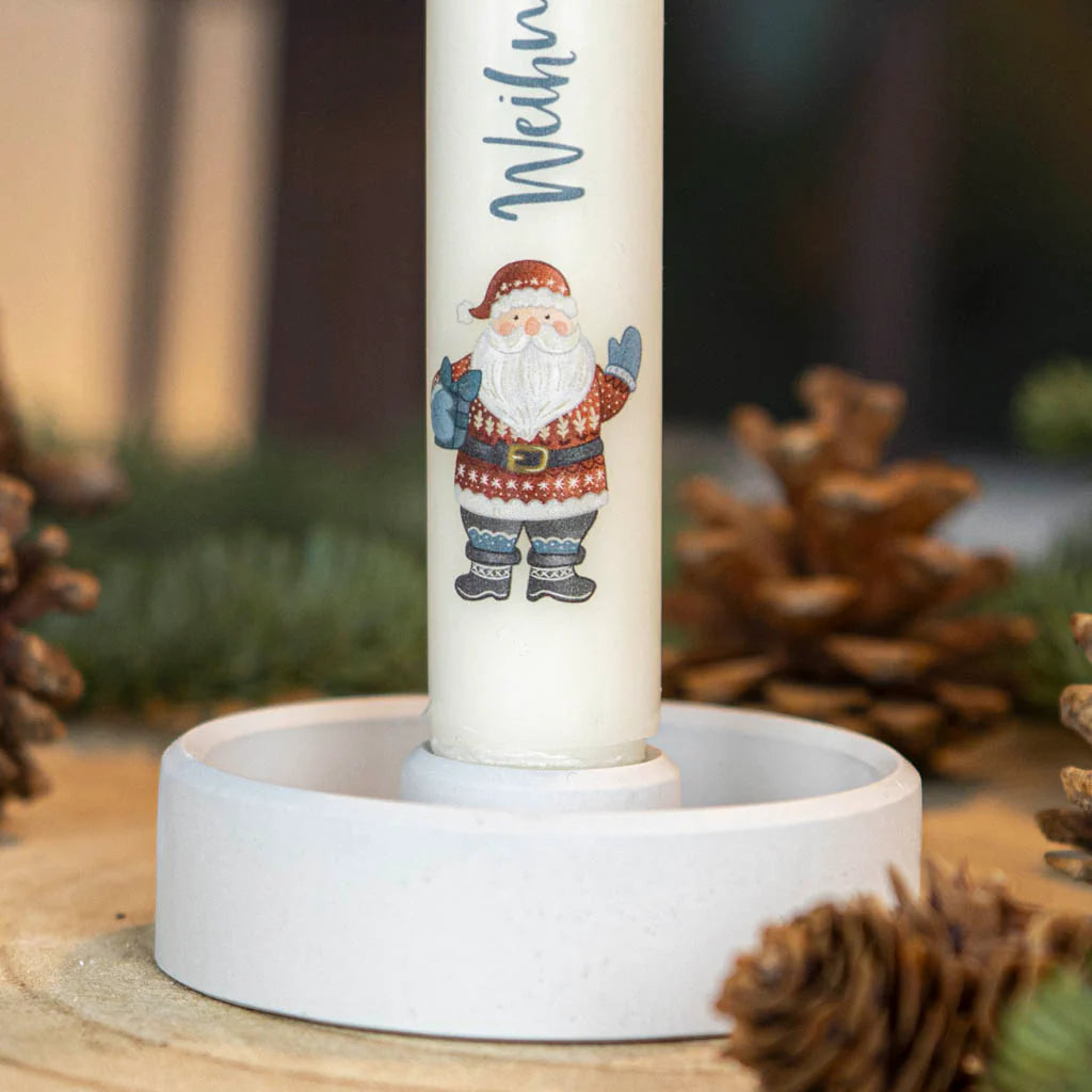 Vela de barra Papá Noel