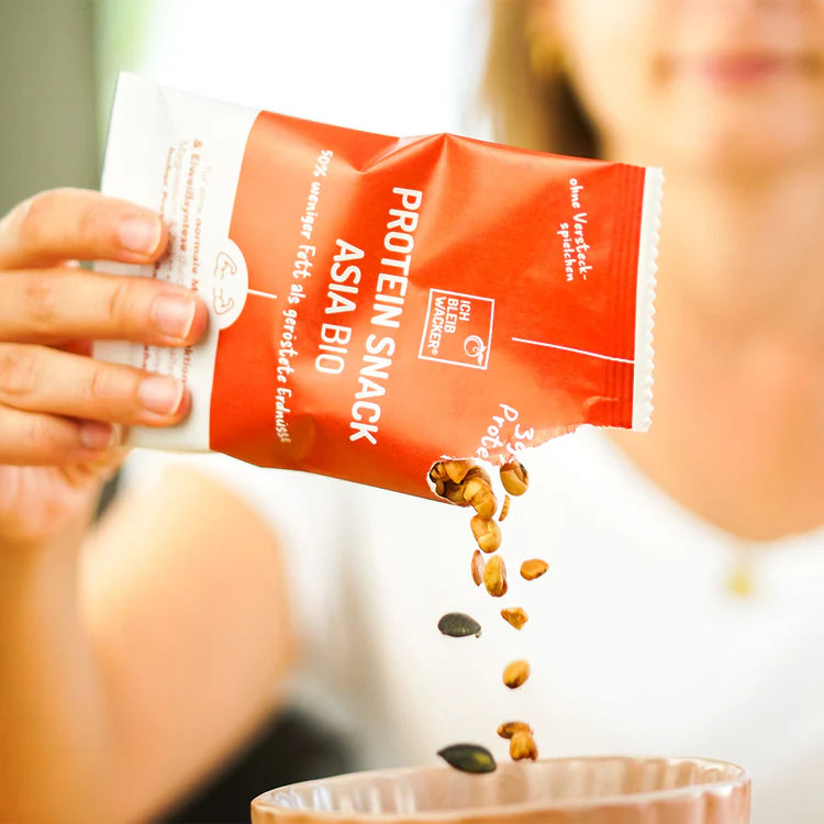 Snack proteico asiático orgánico