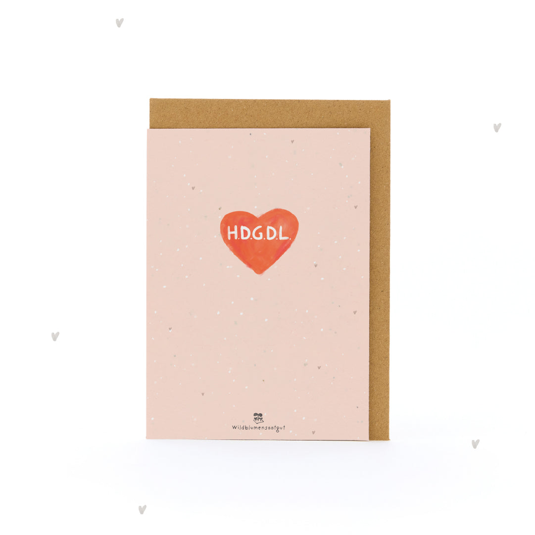 Tarjeta de felicitación - HDGDL - Te quiero mucho