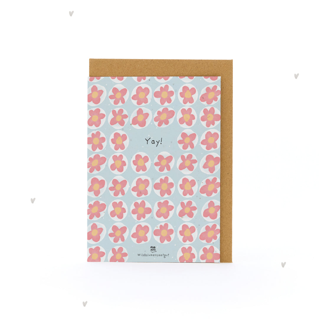 Tarjeta de felicitación - ¡Yay!
