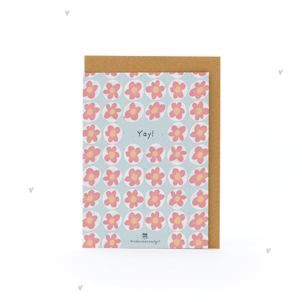 Tarjeta de felicitación - ¡Yay!