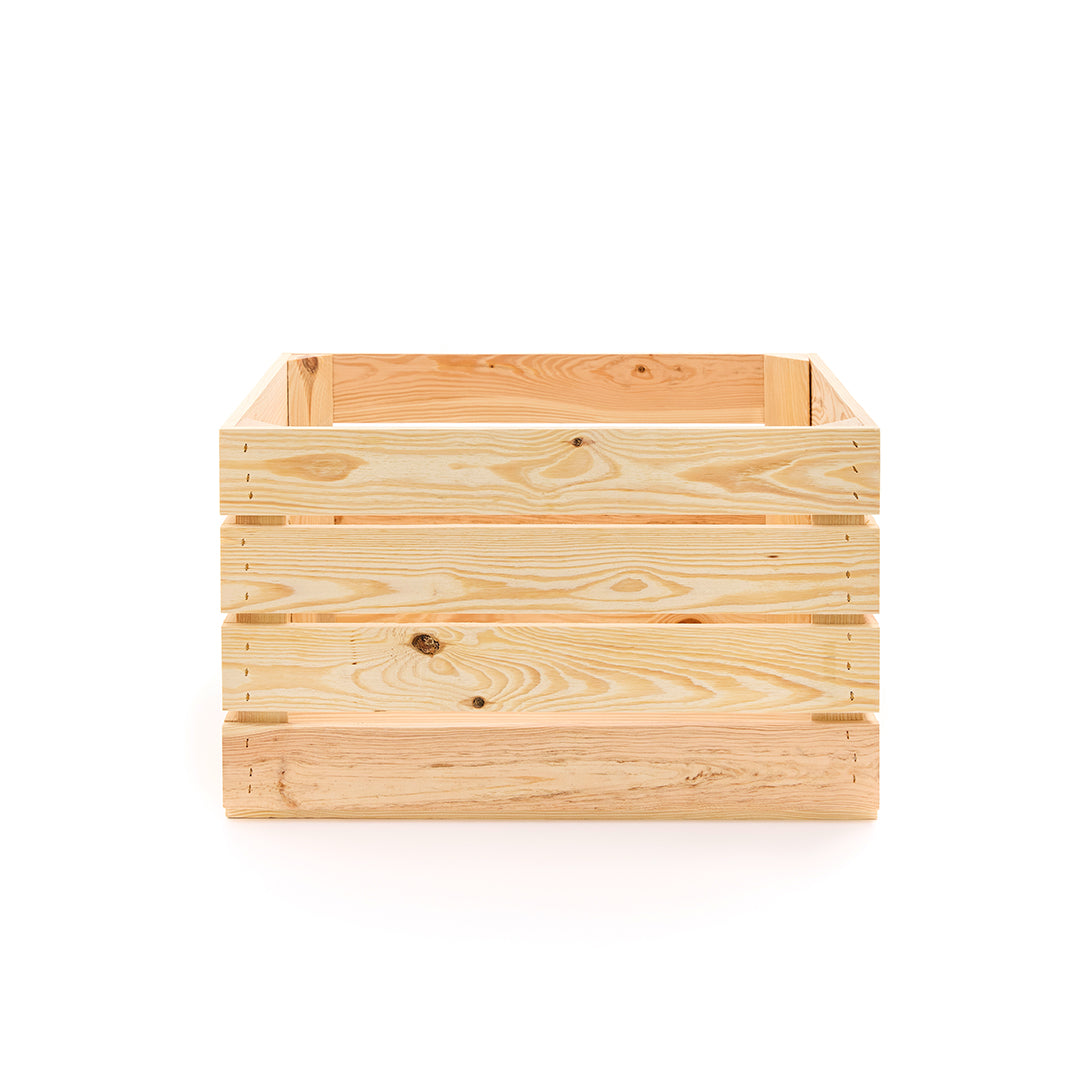 Jardinera luminosa: hermosa caja de madera para el jardín.