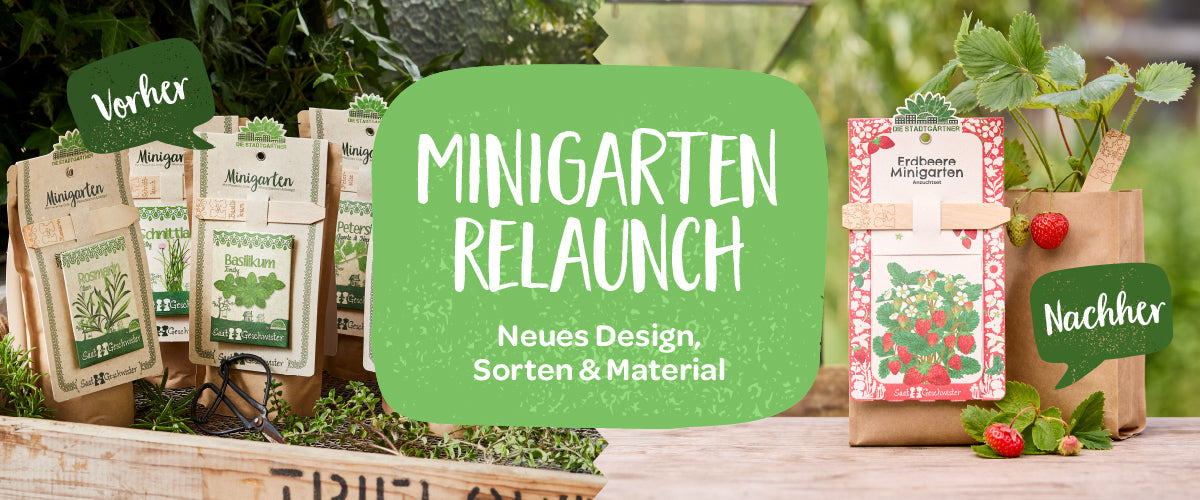 Produkt Relaunch: Die neue Variante unserer Minigärten