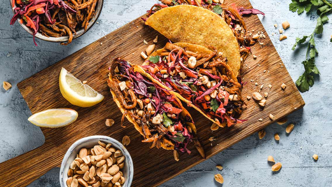 Pulled Mushroom Tacos