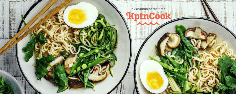 Frühlingshafte Ramen-Suppe