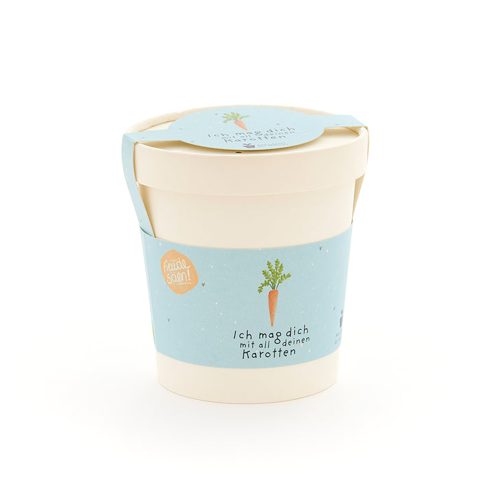 Kit de cultivo de zanahorias "Te quiero con todas tus zanahorias"