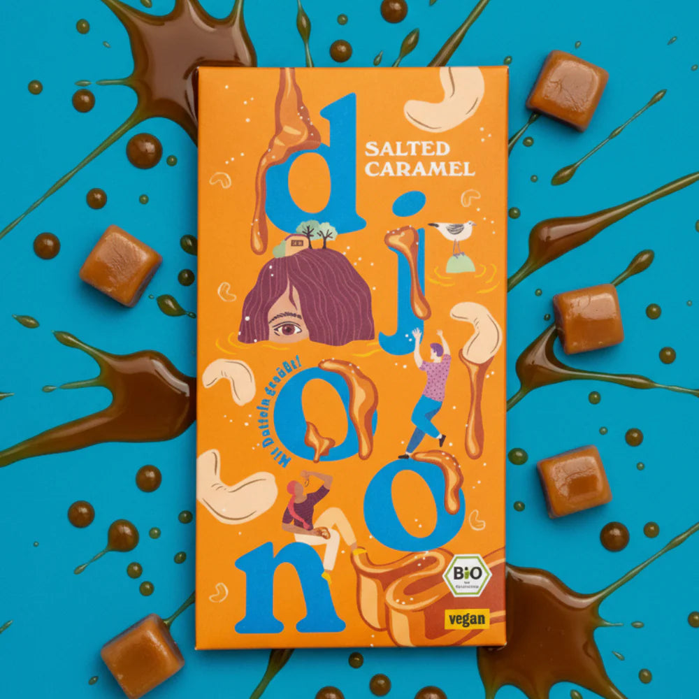 Chocolate de dátil: Caramelo salado (orgánico)