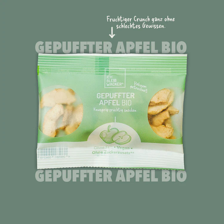 Manzana inflada orgánica, 15g