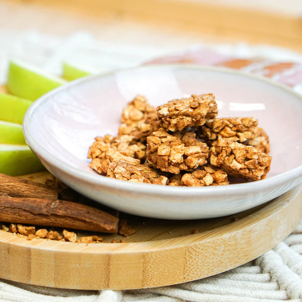 Crispies de manzana y canela orgánicos