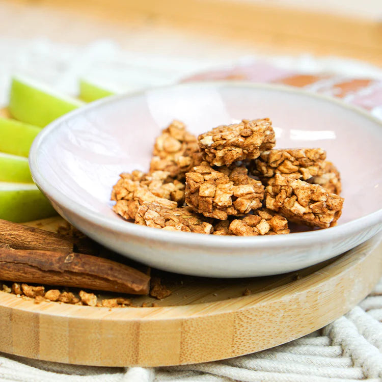 Crispies de manzana y canela orgánicos