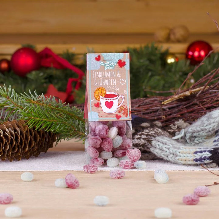 Flores de hielo y corazones de vino caliente