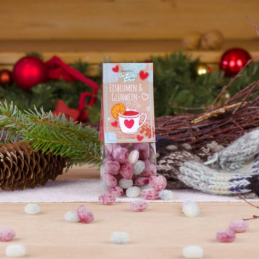 Flores de hielo y corazones de vino caliente