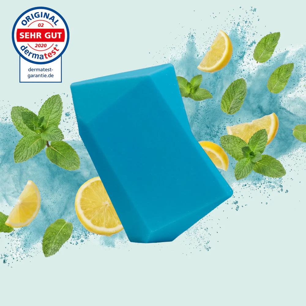 Champú y gel de ducha sólido Maxi menta