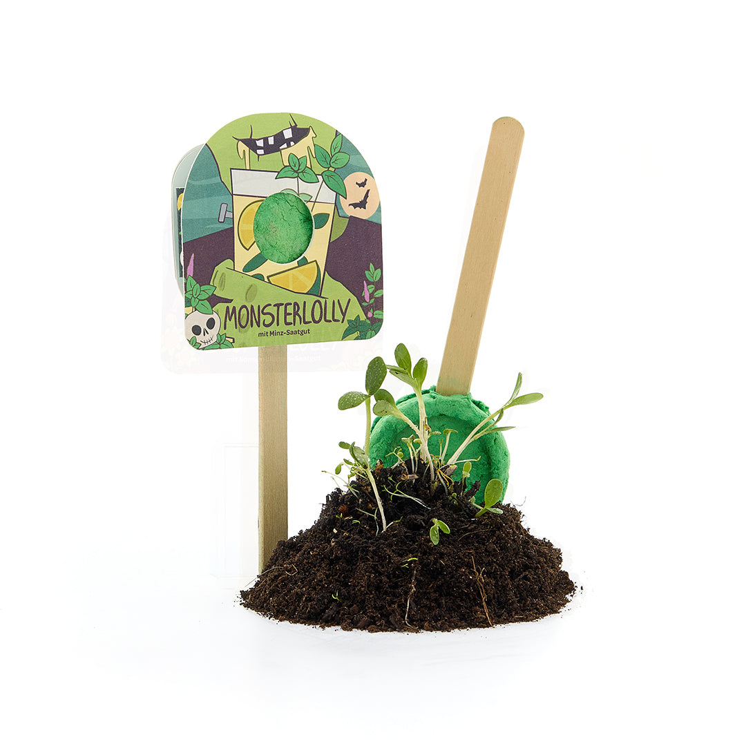 Halloween - Paleta monstruo - Menta