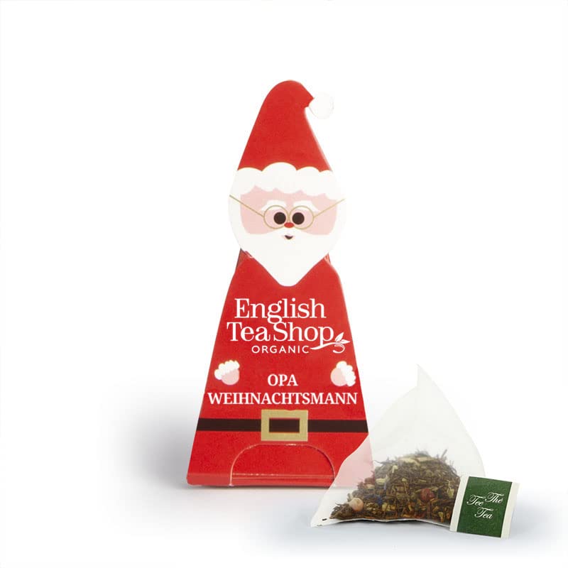 Bolsitas de té orgánico de manzana y canela – Abuelo Papá Noel