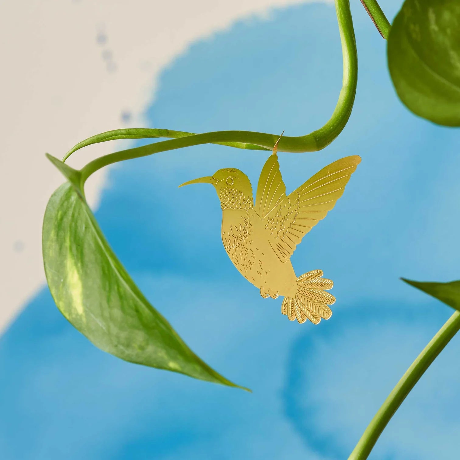 Colibrí planta-animal