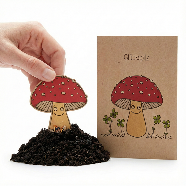 Postal con semilla personalizada