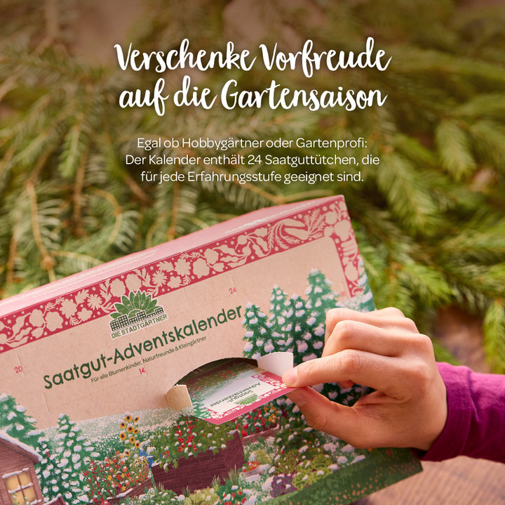 Regale un calendario de Adviento a los amantes de la jardinería y a los jardineros aficionados.