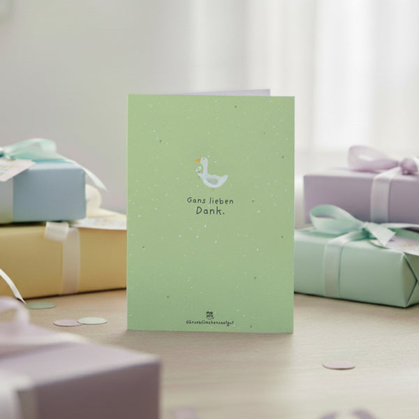 Tarjeta de felicitación - Muchas gracias