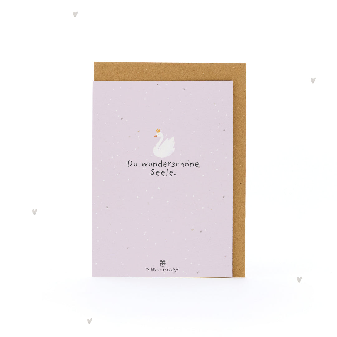 Tarjeta de felicitación - Eres una alma hermosa