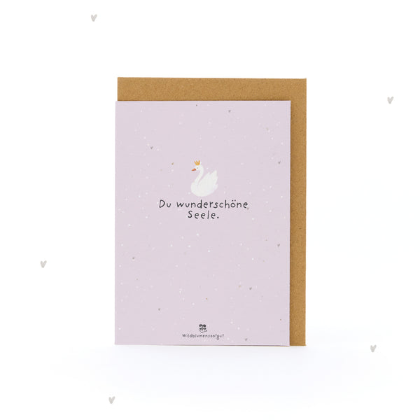 Tarjeta de felicitación - Eres una alma hermosa