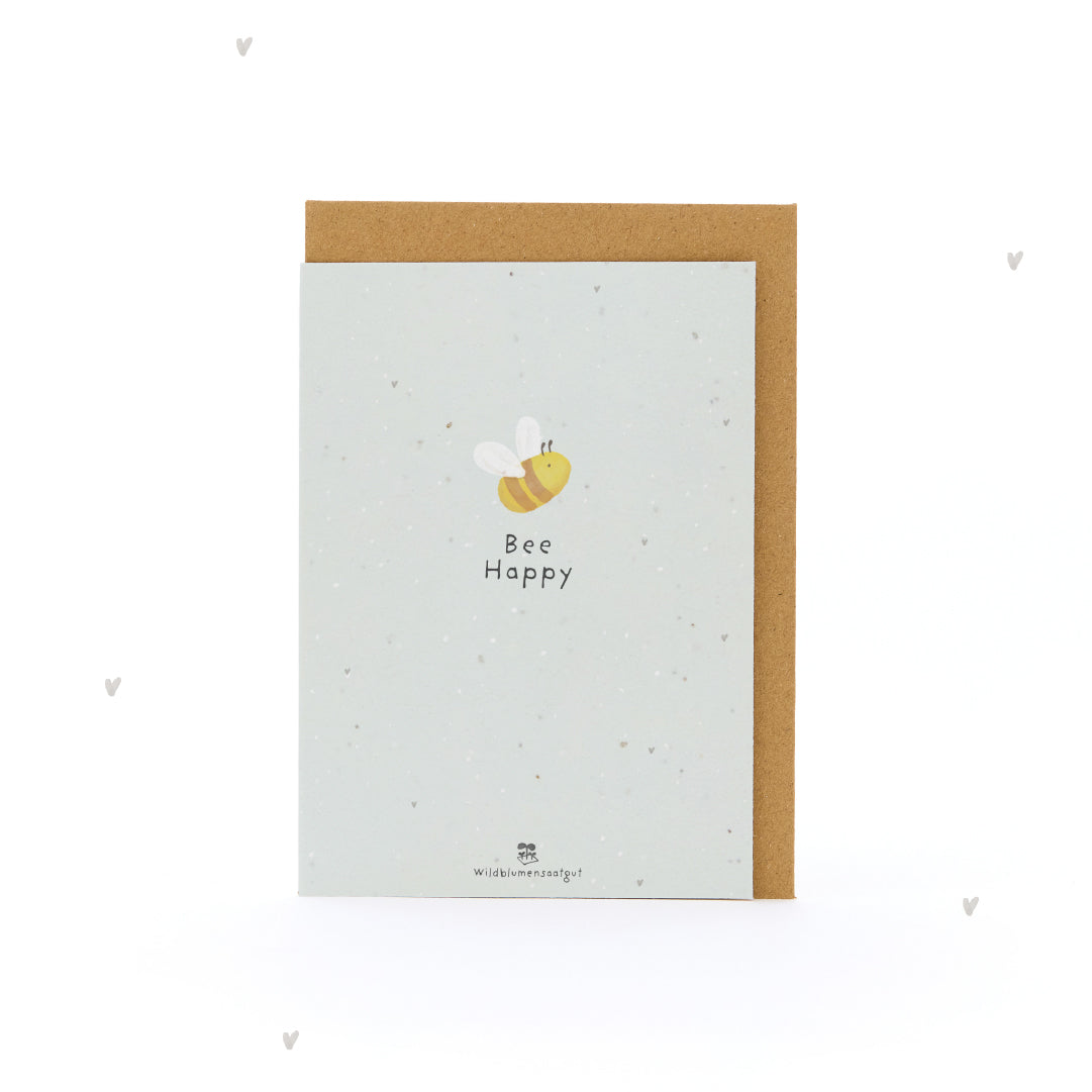 Tarjeta de felicitación - Abeja feliz