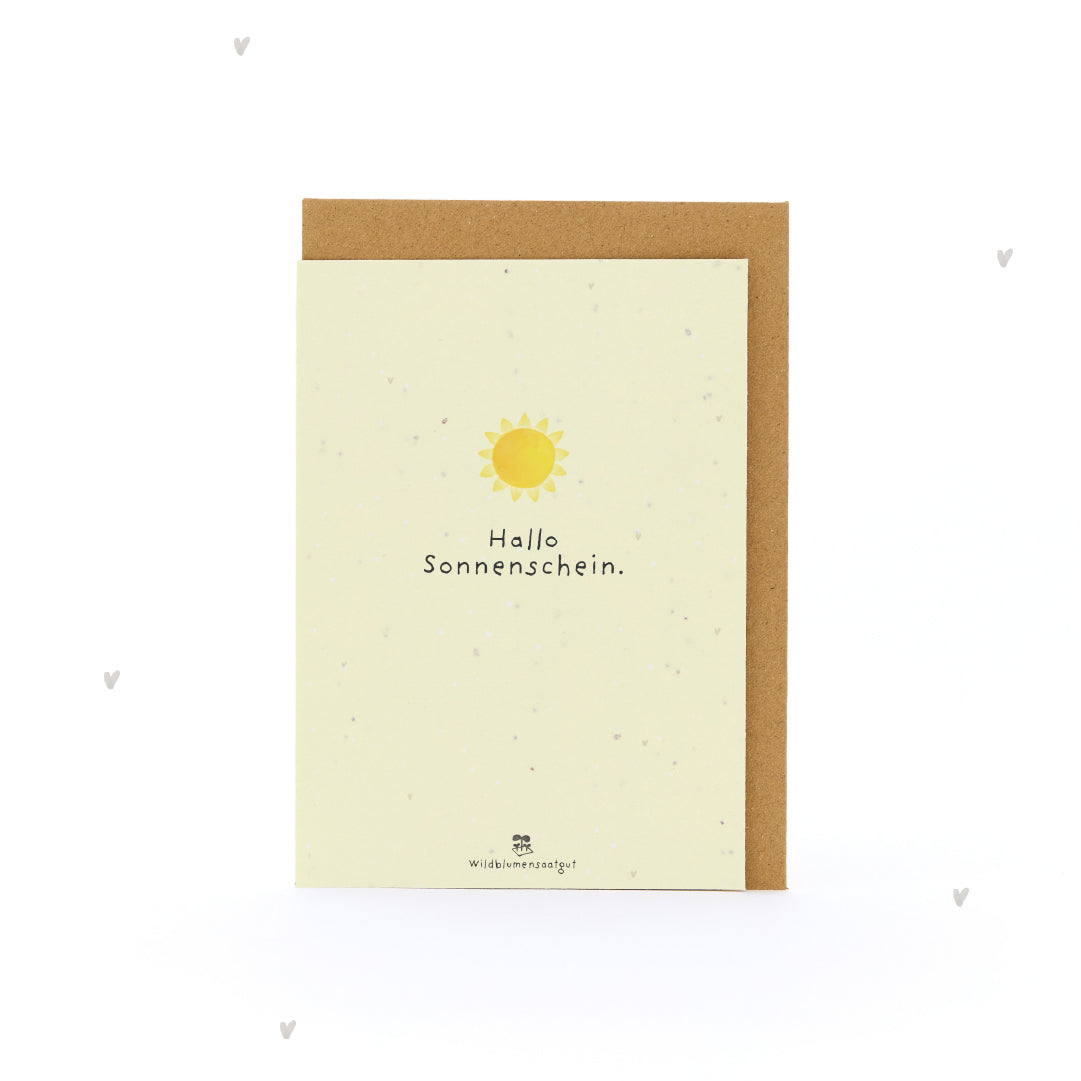 Tarjeta de felicitación - Hola sol