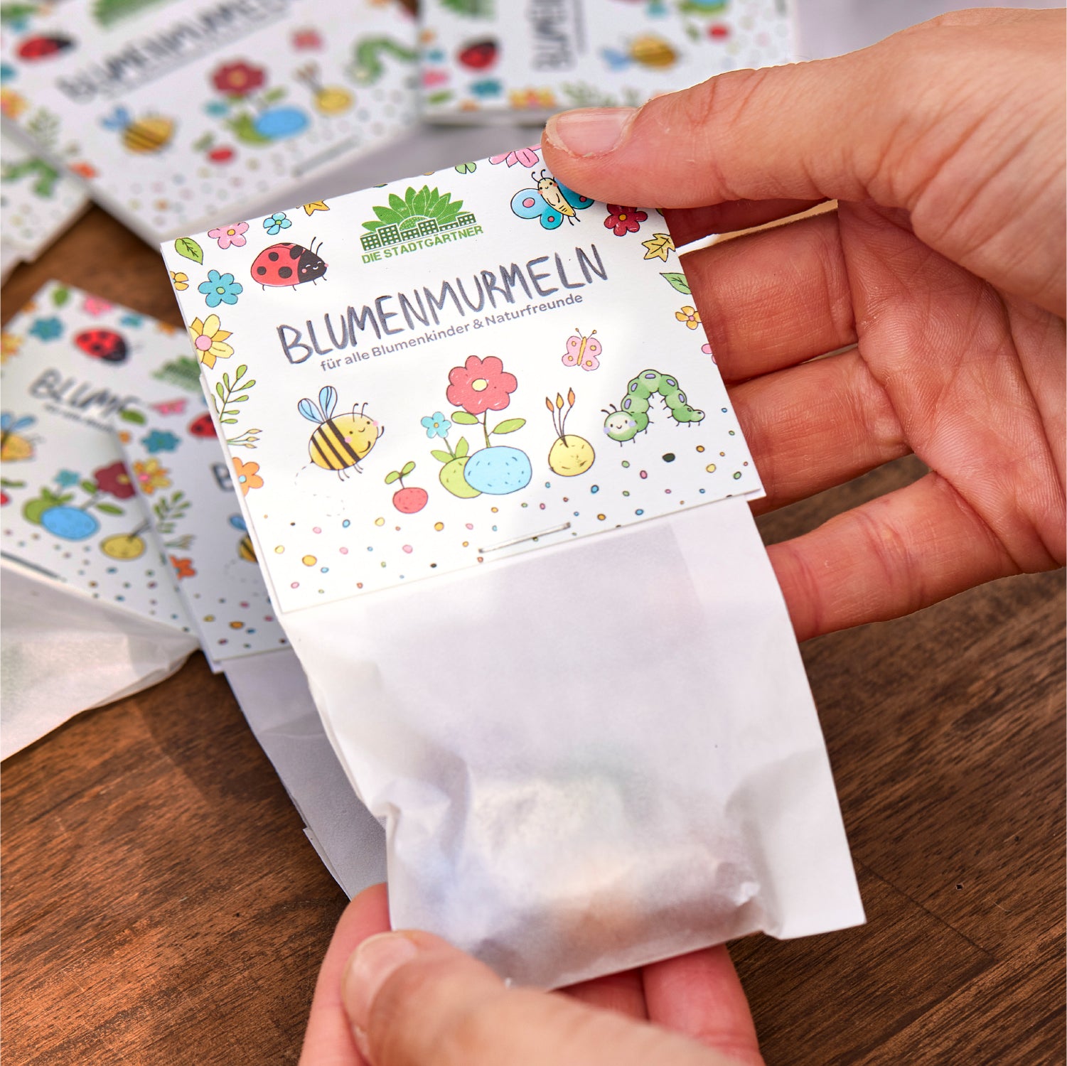 Canicas de flores: regalos de fiesta para cumpleaños infantiles