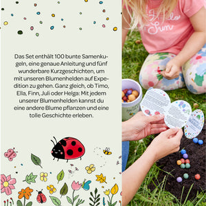 Descripción del contenido para nuestros niños de las flores