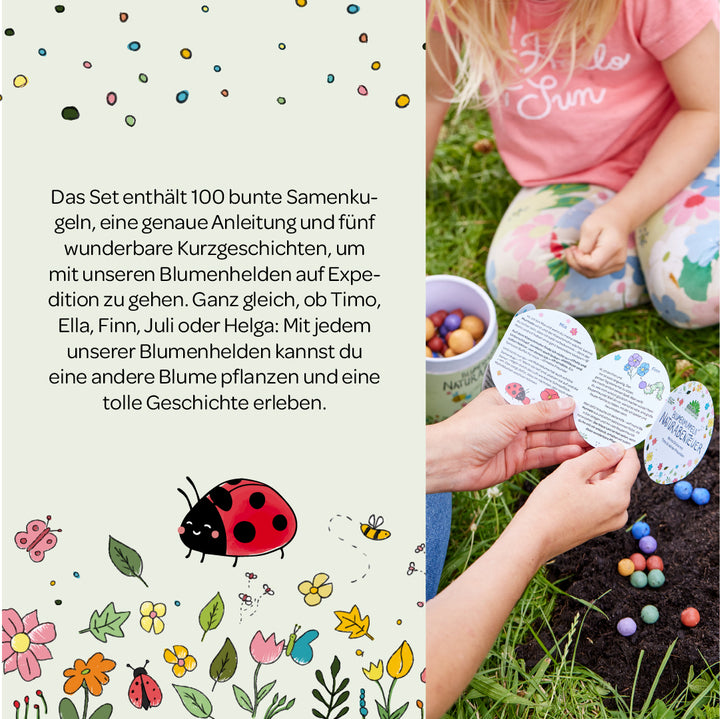 Descripción del contenido para nuestros niños de las flores