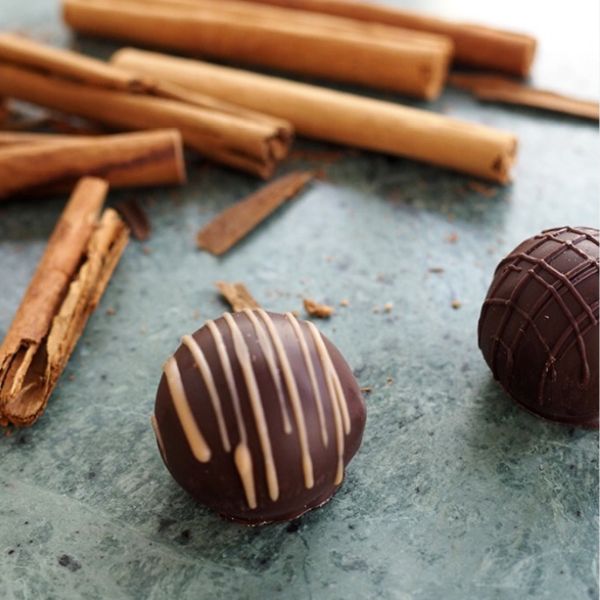 Pralinés de miel con sabor a canela