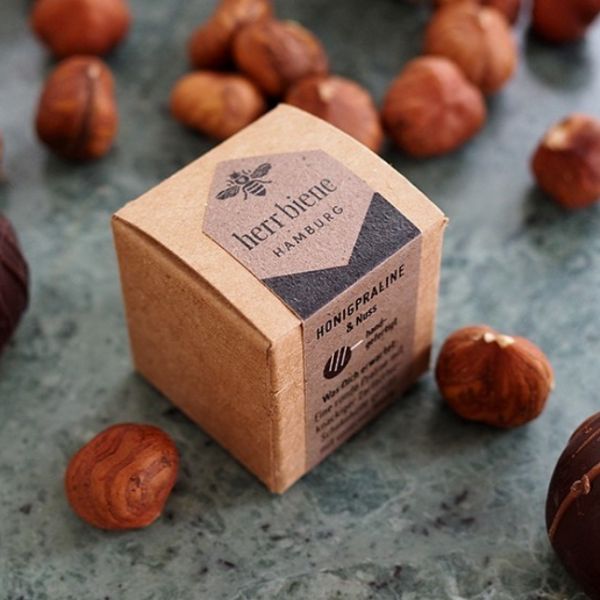 praliné de miel y avellanas
