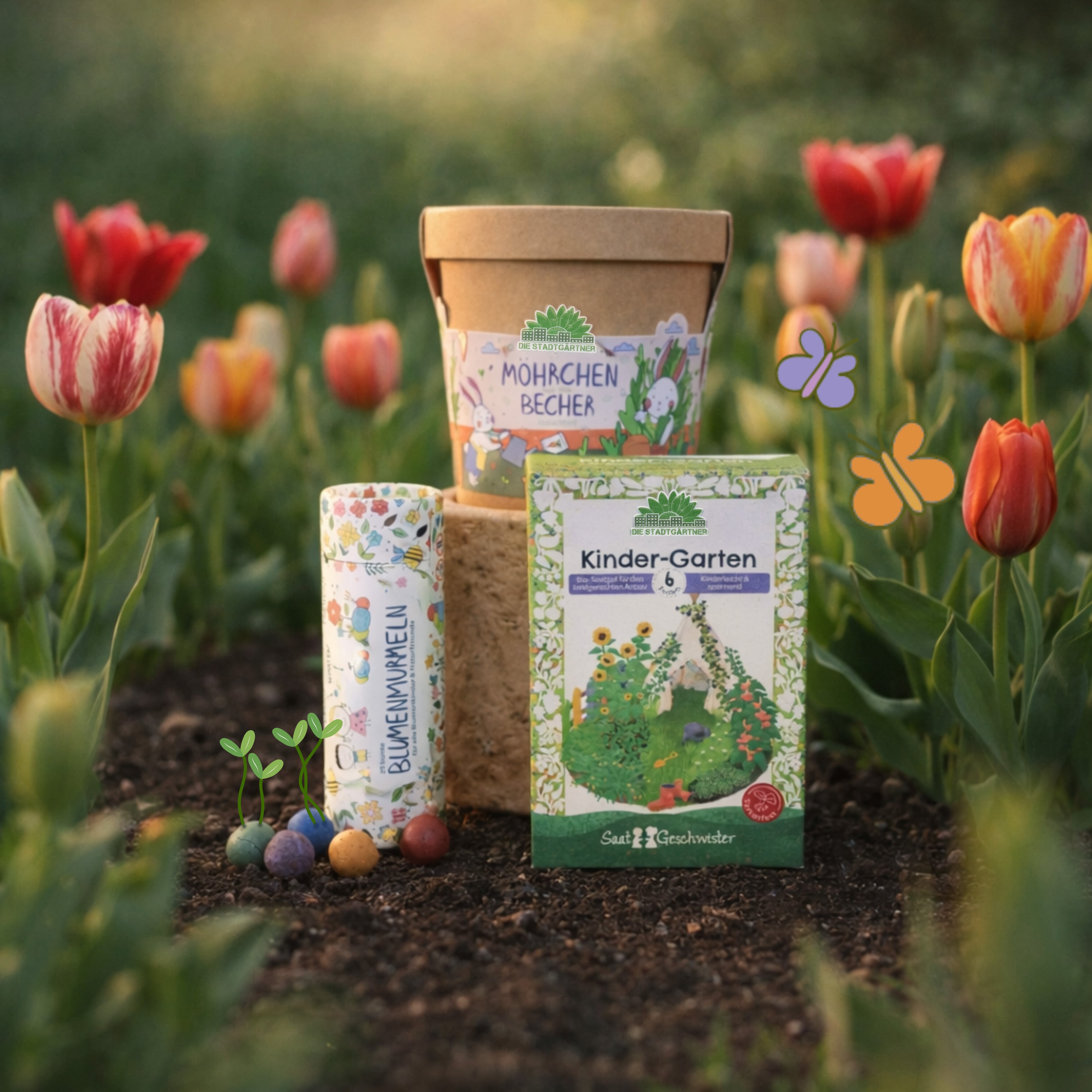 Set de regalos de Pascua "Jardín infantil"