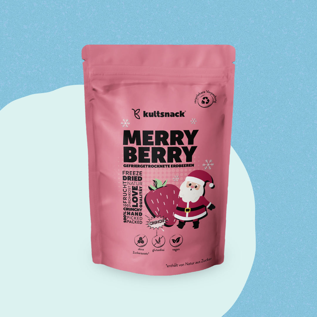 Rodajas de fresa liofilizadas “Merry Berry” (20 g)