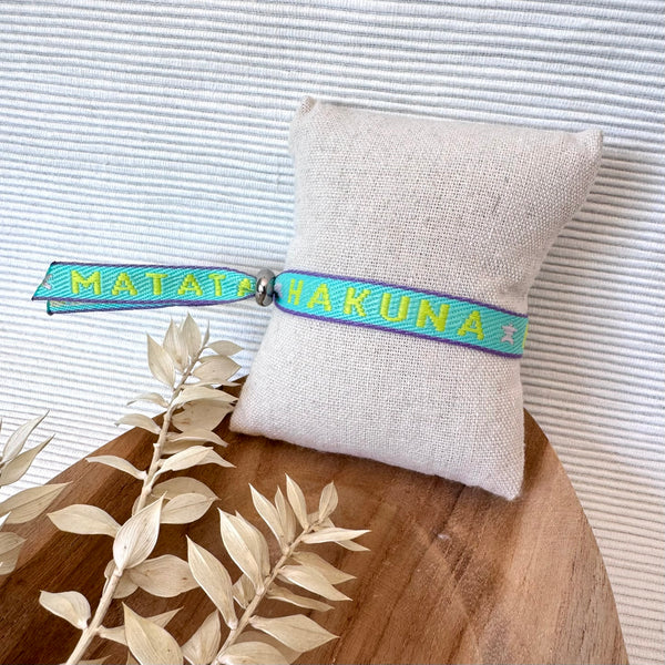 Pulsera de tela Hakuna Matata