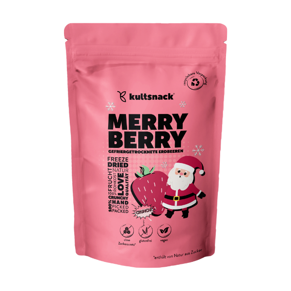 Rodajas de fresa liofilizadas “Merry Berry” (20 g)