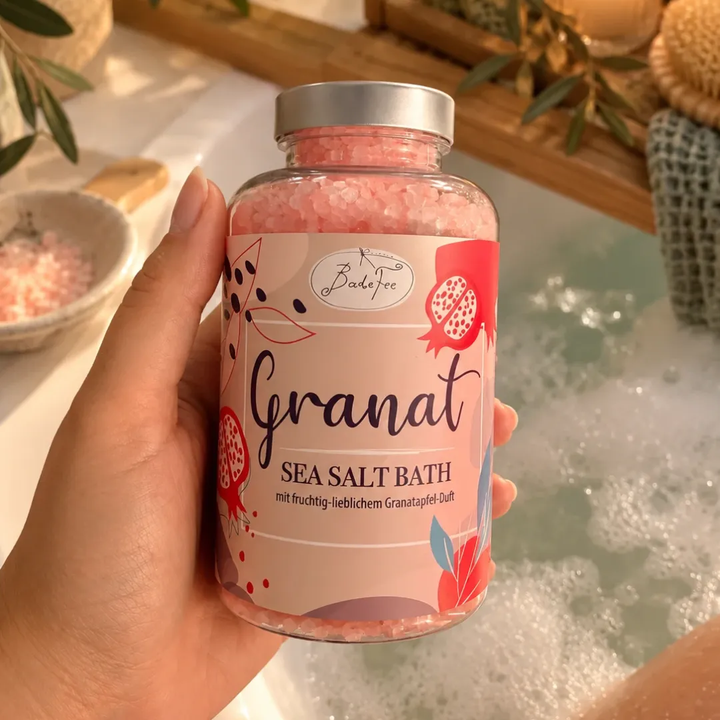 Sal de baño granada