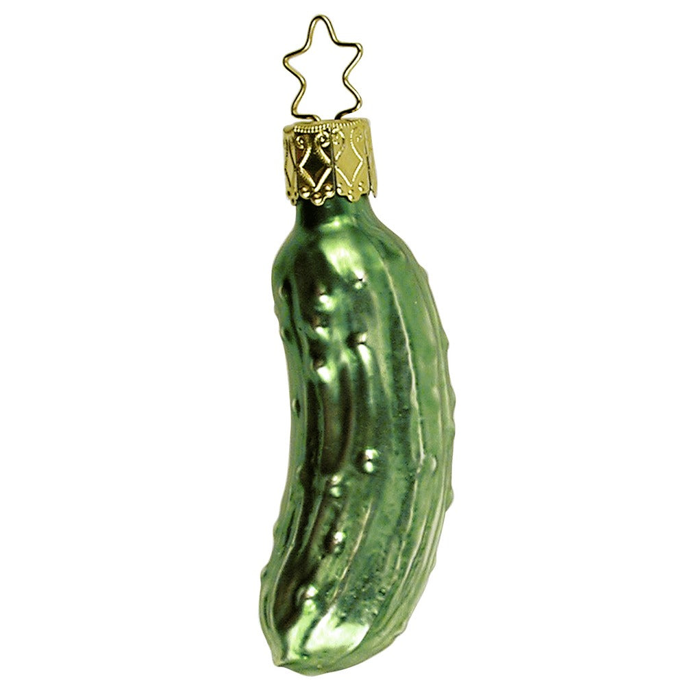 Decoración navideña de pepino