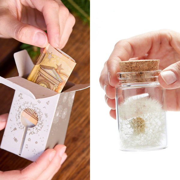 Cumplidor de deseos: envuelve el dinero de forma creativa