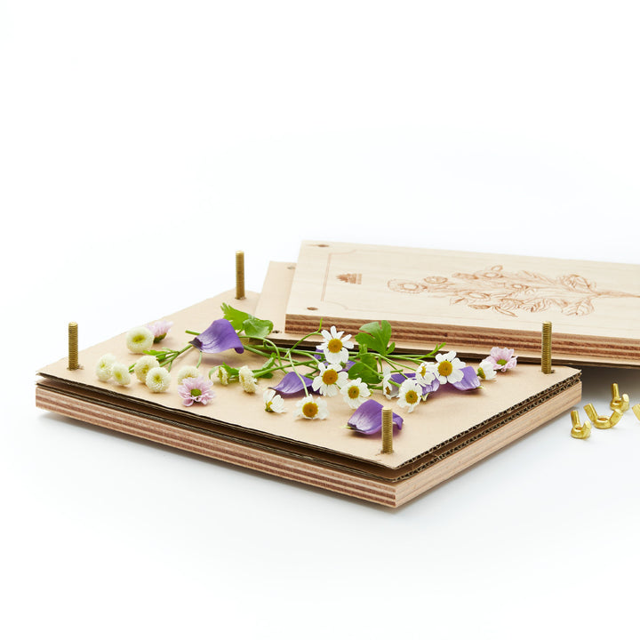 Prensa de flores de madera - Prensado de flores