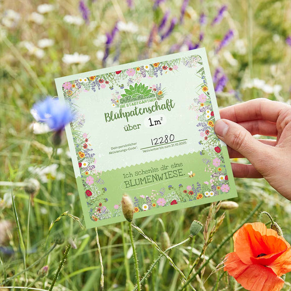 Certificado de patrocinio floral para 1 m2